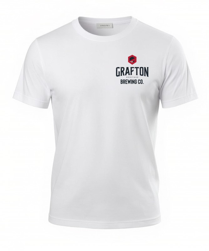 GRAFTON HERITAGE BREWING CO. T-SHIRT SPINE LOGO